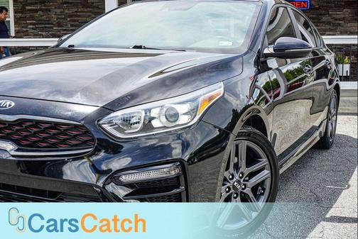 Aurora Black 2021 Kia Forte GT-Line