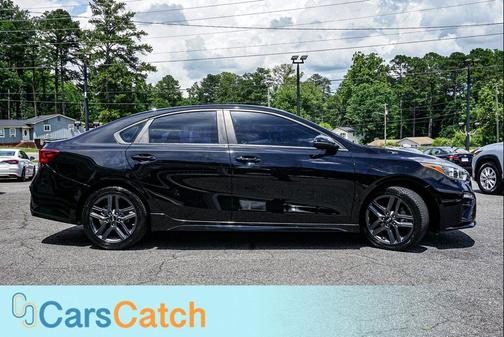 Aurora Black 2021 Kia Forte GT-Line