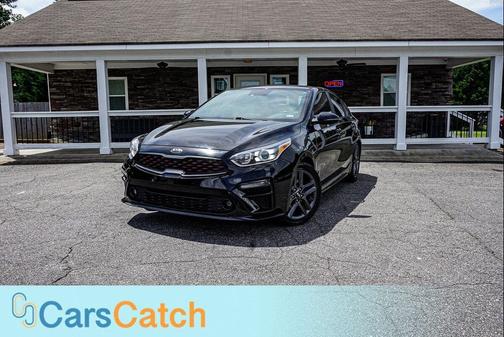 Aurora Black 2021 Kia Forte GT-Line