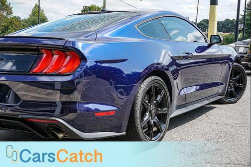 Kona Blue Metallic 2019 Ford Mustang EcoBoost
