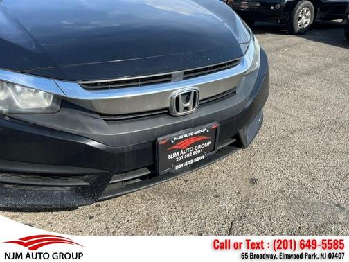 Black 2017 Honda Civic LX