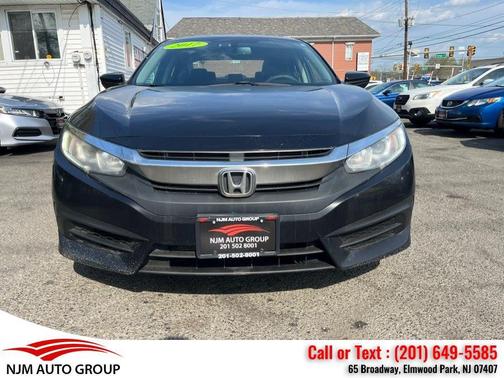 Black 2017 Honda Civic LX