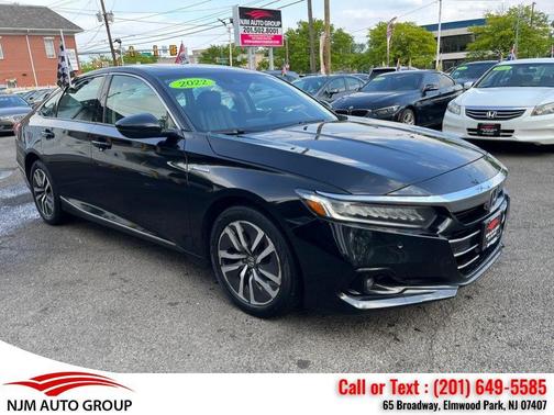 Crystal Black Pearl 2022 Honda Accord Hybrid EX-L Sedan