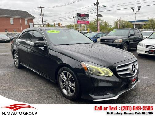 Black 2016 Mercedes-Benz E-Class 4MATIC