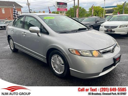 Alabaster Silver Metallic 2007 Honda Civic Hybrid Base