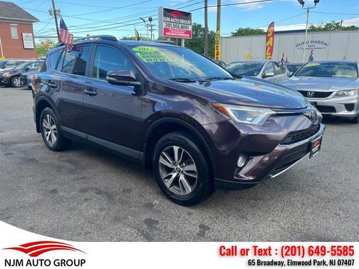 Black Currant Metallic 2017 Toyota RAV4 XLE