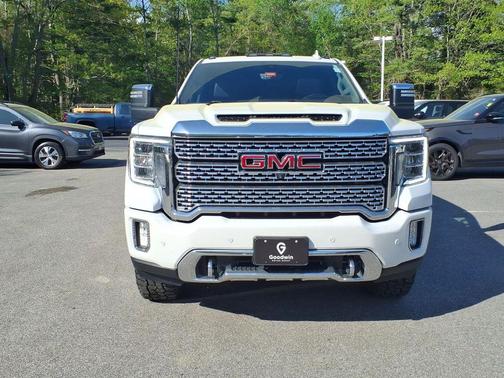 White Frost Tricoat 2021 GMC Sierra 3500 Denali