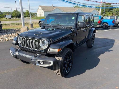 Black Clearcoat 2025 Jeep Wrangler Sahara 4xe