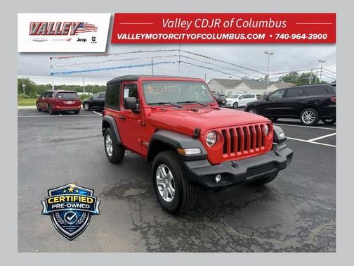 Firecracker Red Clearcoat 2019 Jeep Wrangler Sport S