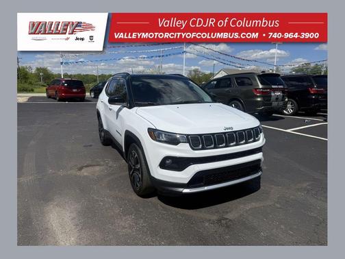 Bright White Clearcoat 2022 Jeep Compass Limited