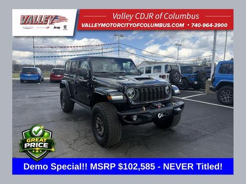 Black Clearcoat 2025 Jeep Wrangler Rubicon 392 Final Edition