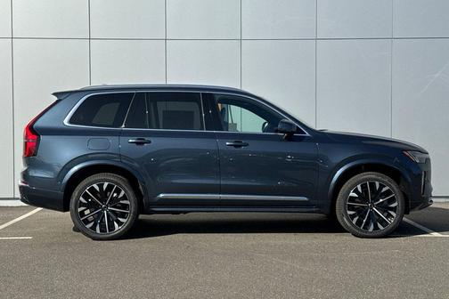 Denim Blue Metallic 2026 Volvo XC90 Plus, B6 AWD Gas (mild hybrid), Gasoline, Bright, 7 Seats
