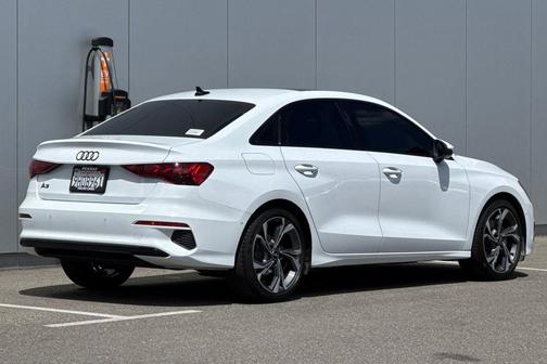 Glacier White Metallic 2023 Audi A3 Premium