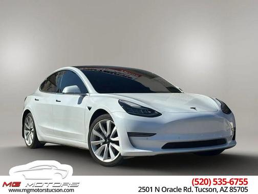 Pearl White Multi-Coat 2019 Tesla Model 3 Standard Range