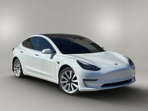 Pearl White Multi-Coat 2019 Tesla Model 3 Standard Range