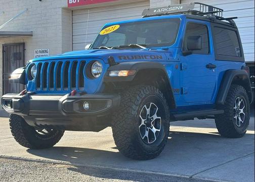 Hydro Blue Pearlcoat 2021 Jeep Wrangler Rubicon
