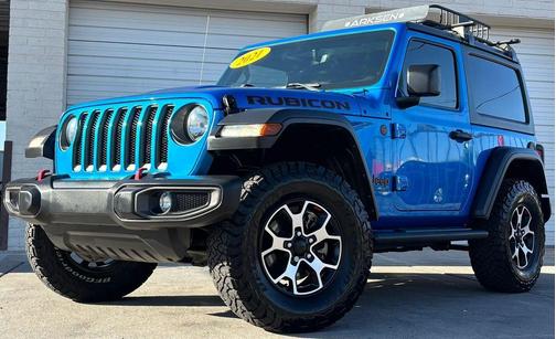 Hydro Blue Pearlcoat 2021 Jeep Wrangler Rubicon