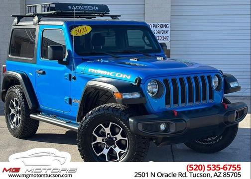 Hydro Blue Pearlcoat 2021 Jeep Wrangler Rubicon