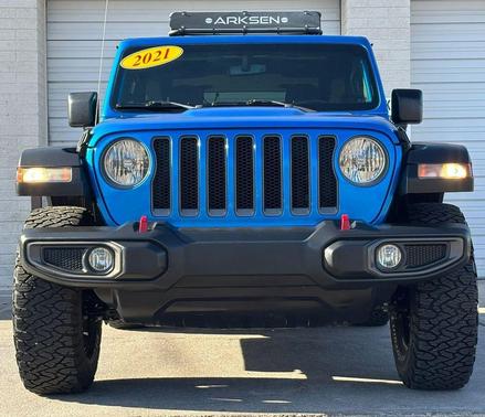 Hydro Blue Pearlcoat 2021 Jeep Wrangler Rubicon
