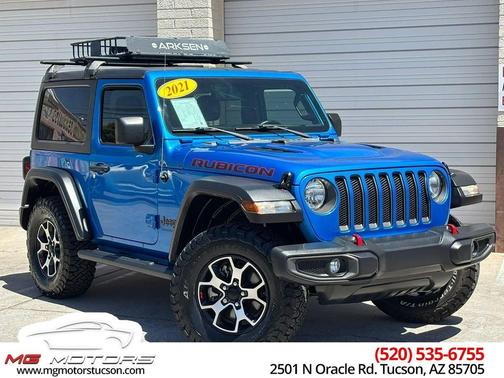 Hydro Blue Pearlcoat 2021 Jeep Wrangler Rubicon