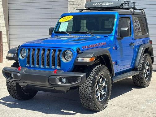 Hydro Blue Pearlcoat 2021 Jeep Wrangler Rubicon