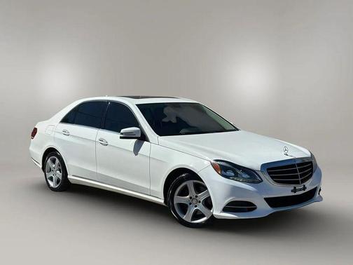 Polar White 2014 Mercedes-Benz E-Class 4MATIC