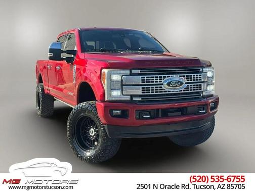 Ruby Red Metallic Tinted Clearcoat 2017 Ford F-250 Platinum