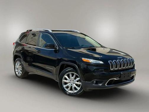 Diamond Black Crystal Pearlcoat 2018 Jeep Cherokee Limited