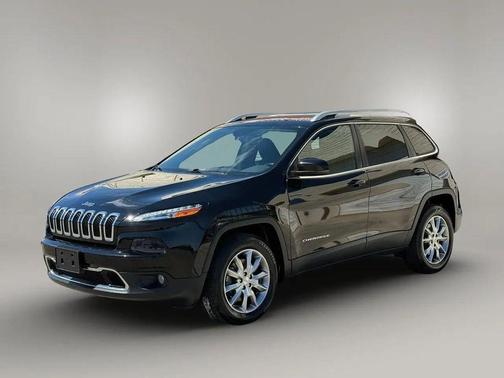 Diamond Black Crystal Pearlcoat 2018 Jeep Cherokee Limited