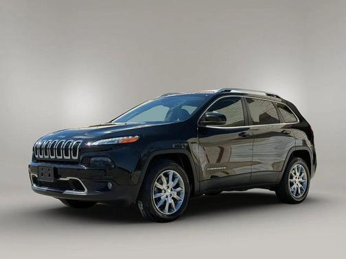Diamond Black Crystal Pearlcoat 2018 Jeep Cherokee Limited