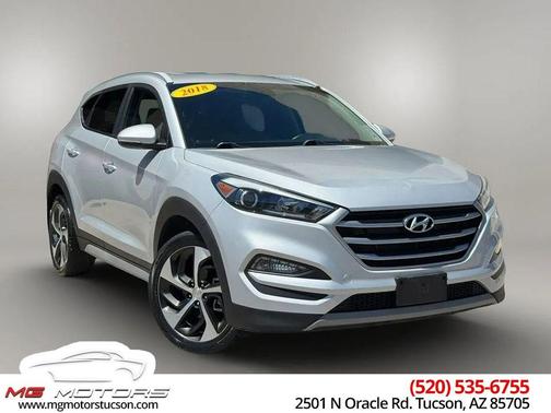 Molten Silver 2018 Hyundai TUCSON Sport