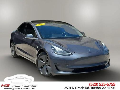 Midnight Silver Metallic 2020 Tesla Model 3 Standard Range Plus