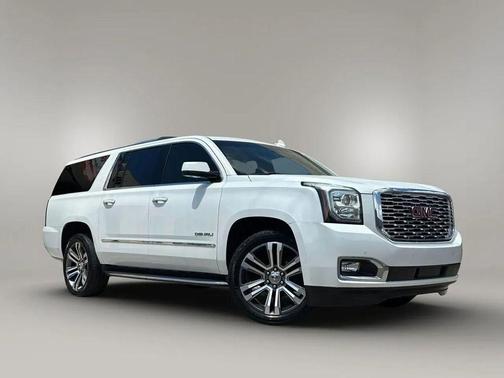 White Frost Tricoat 2020 GMC Yukon XL Denali