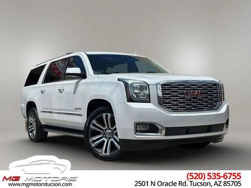 White Frost Tricoat 2020 GMC Yukon XL Denali