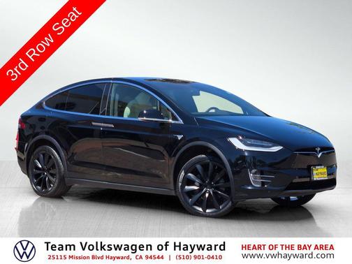 Solid Black 2021 Tesla Model X Long Range Dual Motor All-Wheel Drive