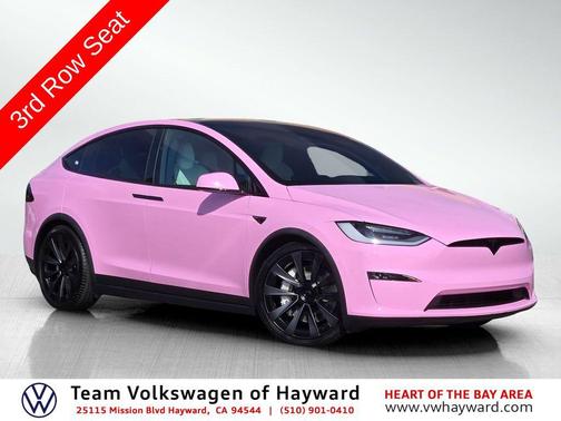 Pearl White Multi-Coat 2023 Tesla Model X Standard Range