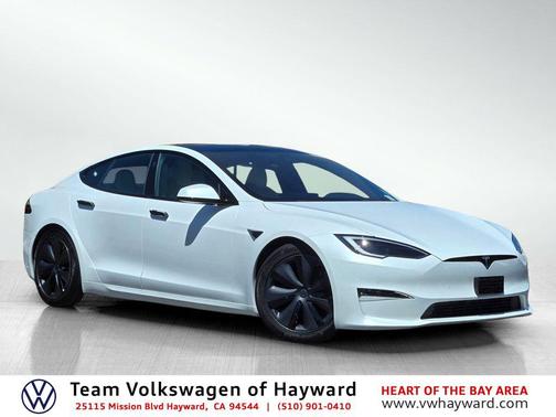 Pearl White Multi-Coat 2022 Tesla Model S Base