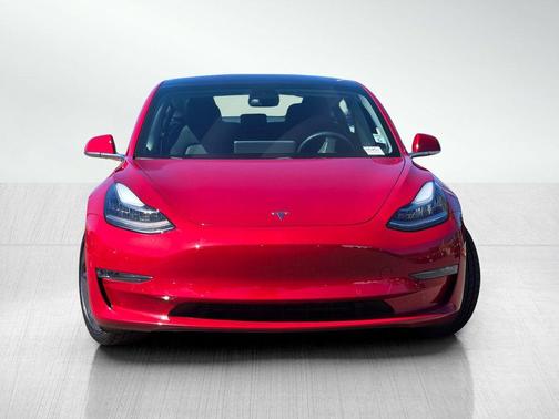Red Multi-Coat 2018 Tesla Model 3 Long Range
