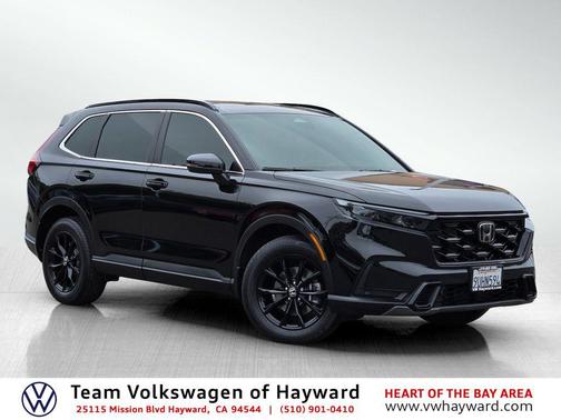 Crystal Black Pearl 2025 Honda CR-V Hybrid Sport AWD
