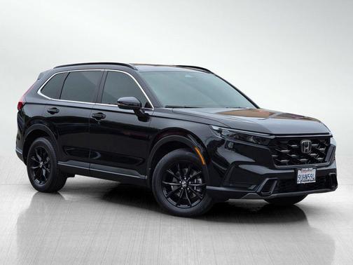 Crystal Black Pearl 2025 Honda CR-V Hybrid Sport AWD