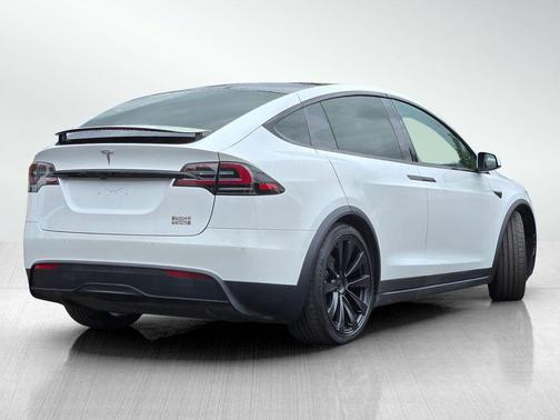 Pearl White Multi-Coat 2022 Tesla Model X Plaid Tri Motor All-Wheel Drive