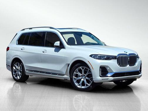 Mineral White Metallic 2019 BMW X7 xDrive40i