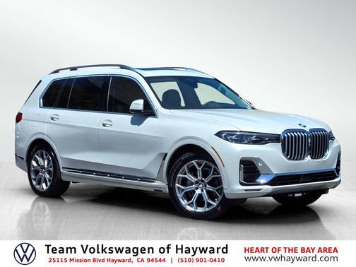 Mineral White Metallic 2019 BMW X7 xDrive40i
