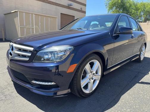 Blue 2011 Mercedes-Benz C-Class C 300
