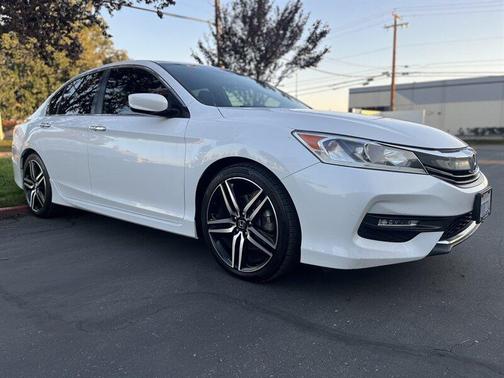 White Orchid Pearl 2017 Honda Accord Sport Sedan