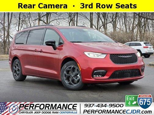 Red Hot Pearlcoat 2025 Chrysler Pacifica Hybrid Premium S Appearance Pkg