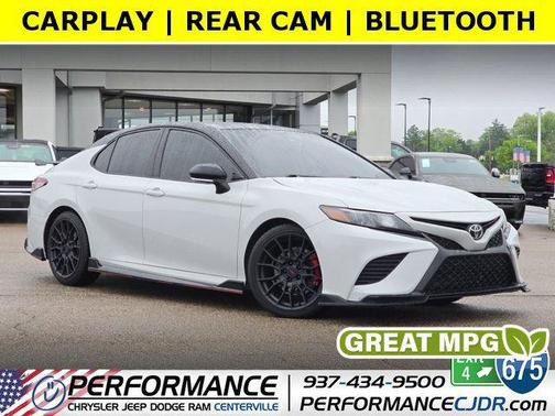 Midnight Black Metallic 2021 Toyota Camry TRD V6