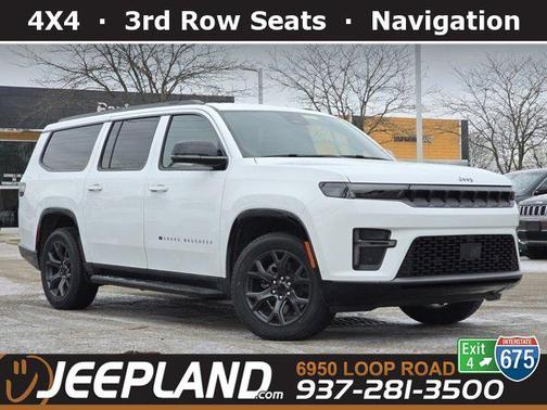Bright White Clearcoat 2026 Jeep Grand Wagoneer L Limited Altitude