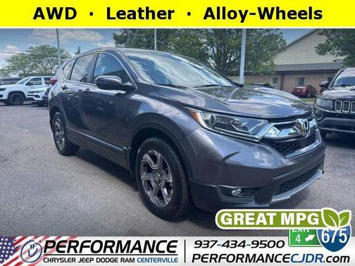 Gray 2019 Honda CR-V EX-L