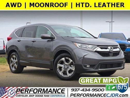 Gray 2019 Honda CR-V EX-L